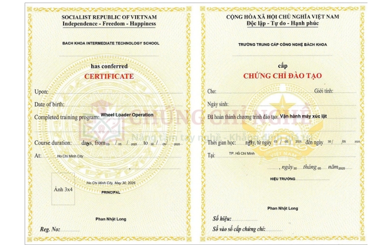 Học Lái Máy Xúc Lật mất bao lâu?