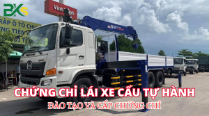 Đào tạo chứng chỉ Lái xe cẩu tự hành