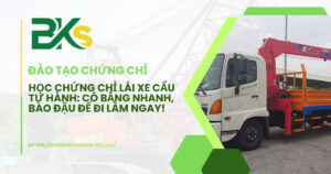 Học chứng chỉ lái xe cẩu tự hành có bằng nhanh