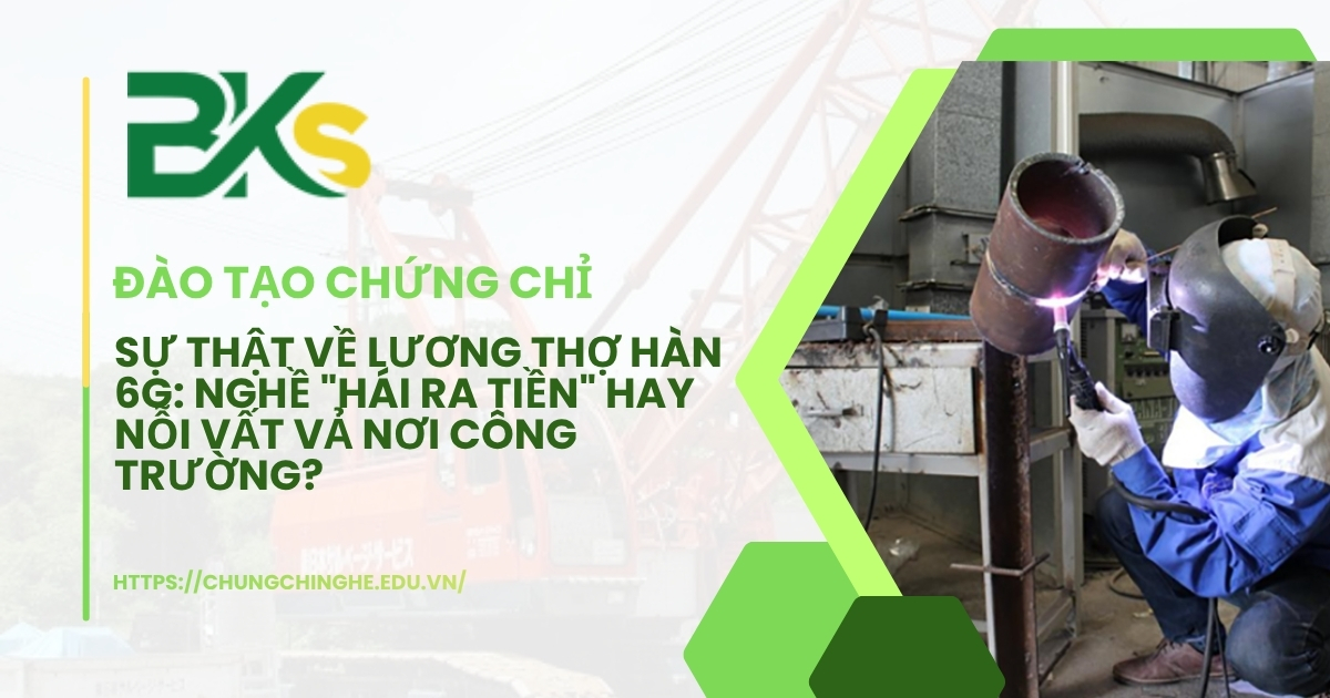 Lương thợ hàn 6g nghề hái ra tiền