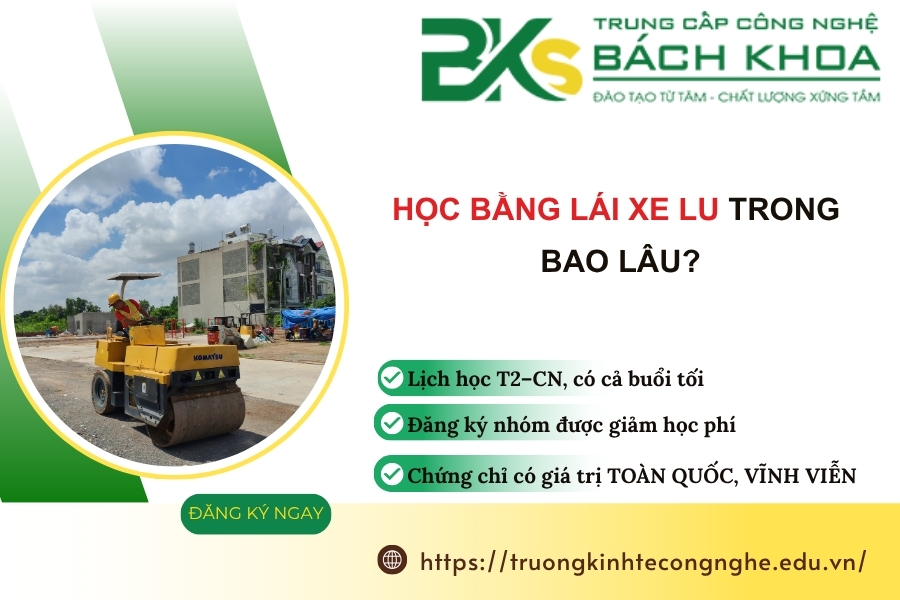 Học bằng lái xe lu bao nhiêu tiền?