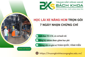 Học Lái Xe Nâng HCM Trọn Gói - 7 Ngày Nhận Chứng Chỉ
