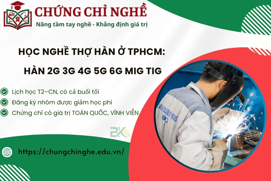 Khóa học Hàn Cơ Khí cấp tốc uy tín giá rẻ